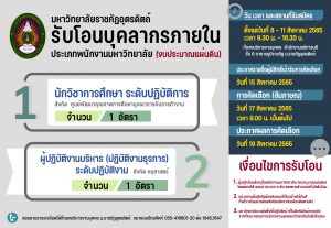 ประกาศมหาวิทยาลัยราชภัฏอุตรดิตถ์ เรื่อง รับโอนบุคลากรภายในประเภทพนักงานมหาวิทยาลัย (งบประมาณแผ่นดิน) สังกัดมหาวิทยาลัยราชภัฏอุตรดิตถ์