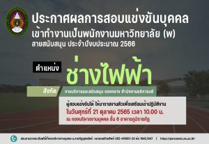 ประกาศมหาวิทยาลัยราชภัฏอุตรดิตถ์ เรื่อง ประกาศผลการสอบแข่งขันบุคคลเข้าทำงานเป็นพนักงานมหาวิทยาลัย (พ) สายสนับสนุน  ประจำปีงบประมาณ  2566