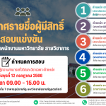 ประกาศมหาวิทยาลัยราชภัฏอุตรดิตถ์ เรื่อง ประกาศรายชื่อผู้มีสิทธิ์สอบแข่งขันบุคคลทั่วไปเพื่อบรรจุเป็นพนักงานมหาวิทยาลัย สายวิชาการ ประจำปีงบประมาณ 2566 ประจำปีงบประมาณ 2566 ครั้งที่ 4