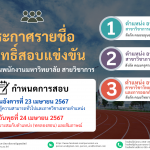 ประกาศมหาวิทยาลัยราชภัฏอุตรดิตถ์ เรื่อง ประกาศรายชื่อผู้มีสิทธิ์สอบแข่งขันบุคคลทั่วไปเพื่อบรรจุเป็นพนักงานมหาวิทยาลัย สายวิชาการ ประจำปีงบประมาณ 2567 ครั้งที่ 5