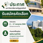 ประกาศมหาวิทยาลัยราชภัฏอุตรดิตถ์ เรื่อง รับสมัครคัดเลือกบุคคลทั่วไปเพื่อจัดจ้างเข้าปฏิบัติงาน ประเภทตำแหน่งจ้างเหมาบริการ ครั้งที่ 3 ปีงบประมาณ 2569
